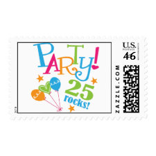 25th Birthday Party Ideas on 25th Birthday Party Decorations  Party Favors  25th Birthday T Shirts