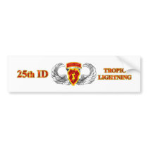 25th ID Airborne Tropic Lightning bumper stickers