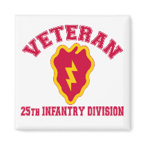 25th ID Vet Fridge Magnet