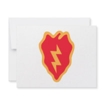 25th Infantry Division Personalized Invitation