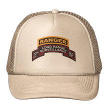25th Infantry Division LRS Scroll, Ranger Tab Hat