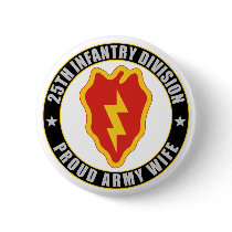 25th Infantry Wife Button