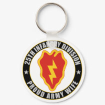 25th Infantry Wife keychains