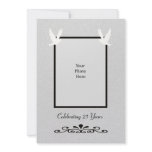 25th Silver Wedding Anniversary Invitation