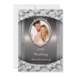 25th Silver Wedding Anniversary Party Invitation