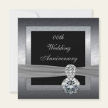 25th Silver Wedding Anniversary Party Invitation