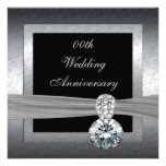 25th Silver Wedding Anniversary Party Invitation