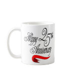 25th wedding anniversary a mugs