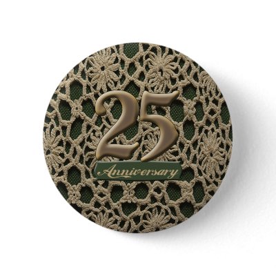 25th Wedding Anniversary Buttons by wedding_anniversary