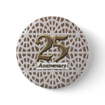 25th Wedding Anniversary Buttons by wedding_anniversary 25th Wedding Anniversary Buttons