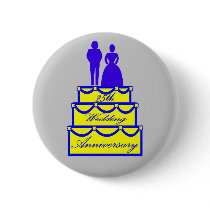 25th Wedding Anniversary Buttons by wedding_anniversary 25th Wedding Anniversary Buttons