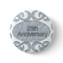 25th Wedding Anniversary Buttons by wedding_anniversary 25th Wedding Anniversary Buttons