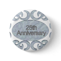25th Wedding Anniversary Buttons by wedding_anniversary 25th Wedding Anniversary Buttons