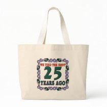 25th Wedding Anniversary Gifts Tote Bag