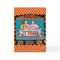 25th Wedding Anniversary Gifts Greeting Cards