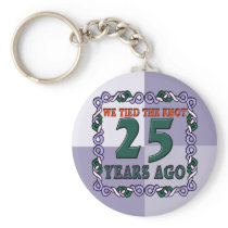 25th Wedding Anniversary Gifts Keychains