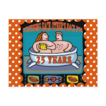 25th Wedding Anniversary Gifts Postcards