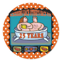 25th Wedding Anniversary Gifts Stickers
