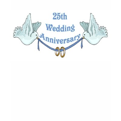 25th Wedding Anniversary Gifts Shirts by wedding_anniversary