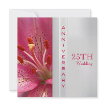 25th Wedding Anniversary Invitation