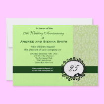 25th Wedding Anniversary invitations