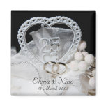 25th Wedding Anniversary Magnet