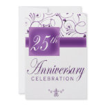 25th Wedding Anniversary Party Invitation