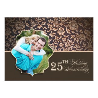 25th wedding anniversary party invitations