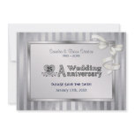 25th Wedding Anniversary - Silver Invitations