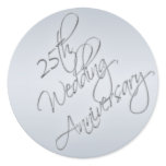 25th Wedding Anniversary Sticker