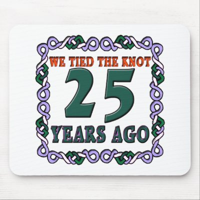 25thweddinganniversary mouse mats by wedding_anniversary