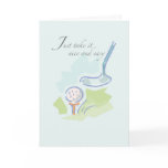 2612 Pastel Golf Get Well Greeting Card