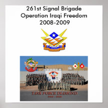 261st Signal Brigade Poster