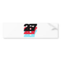 267 Area Code bumper stickers