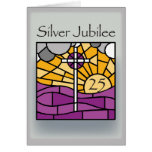2681 Congratulations 25th Anniversary,  Relgious Greeting Cards