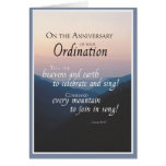 2687 Anniversary of Ordination Greeting Cards
