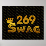 269 Area Code Swag Poster