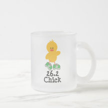 26.2 Chick Frosted Glass Mug