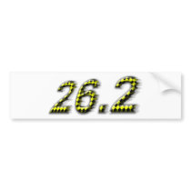 26.2  Just try to keep up! bumper stickers