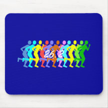 26.2 marathon mouse pad