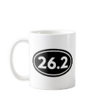 26.2 Marathon Oval (#GEO1) Coffee Mugs