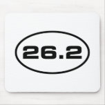 26.2 Marathon Oval (#SQU) Mousepad