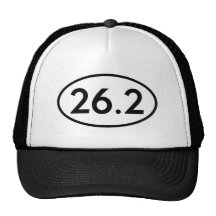 26.2 Marathon Runner Oval (#GEO7) Hat