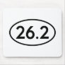26.2 Marathon Runner Oval (#GEO7) Mousepad