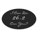 26.2 Marathon Runner's Sticker
