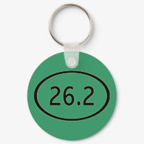 26.2 Miles Keychain