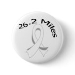 26.2 Miles Marathon Ribbon Lung Cancer Pin