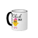 26.2 Miles Marathon Runner Chick Coffee Mugs