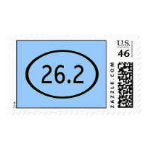 26.2 Miles Postage Stamp