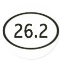 26.2 Miles Sticker